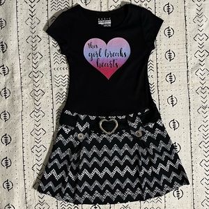 Basic Editions This Girl Breaks Hearts Dress